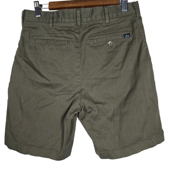 Lacoste Chino Golf Shorts‎ 30 Men's Flat Front Green - Picture 3 of 6